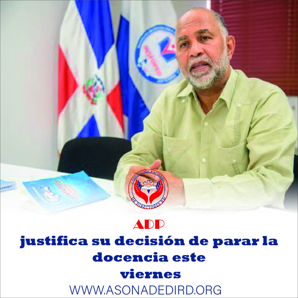 ADP justifica su decisión de parar la docencia este viernes