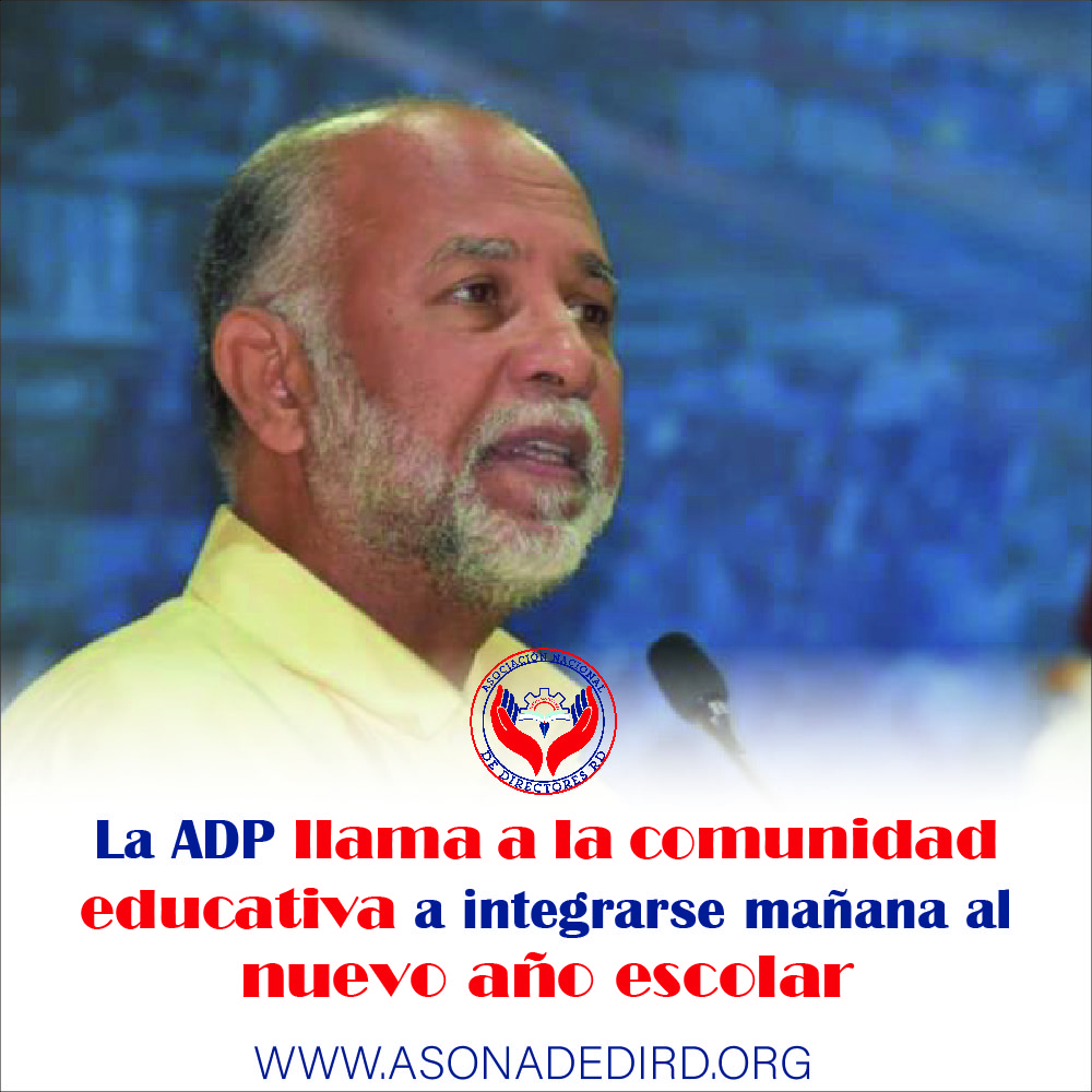 La ADP llama a la comunidad educativa a integrarse mañana al nuevo año escolar