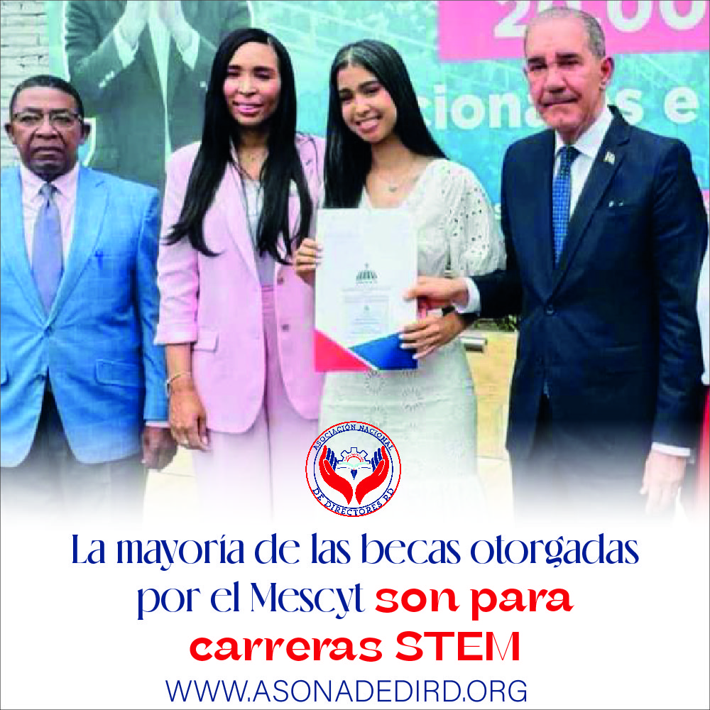 La mayoría de las becas otorgadas por el Mescyt son para carreras STEM