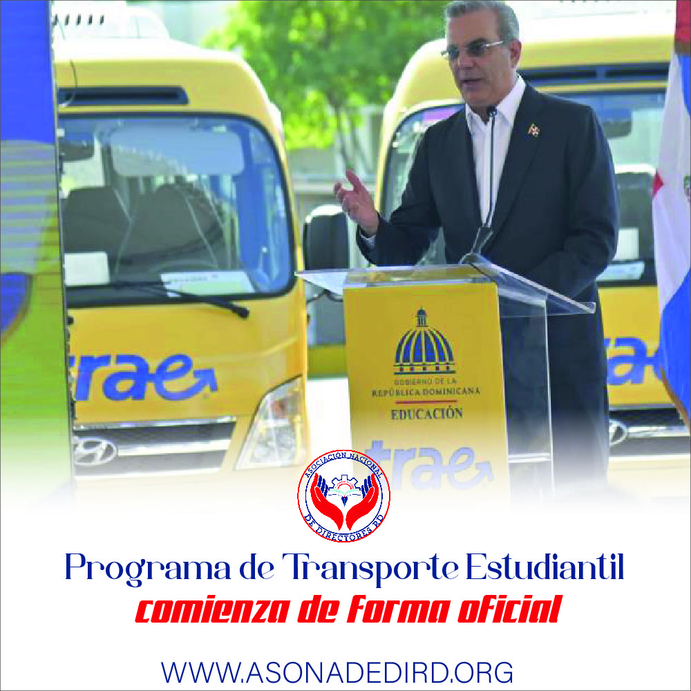 Programa de Transporte Estudiantil comienza de forma oficial